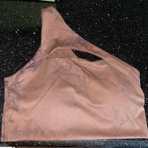 Alphalete off the shoulder sports bra with inserts. Never worn